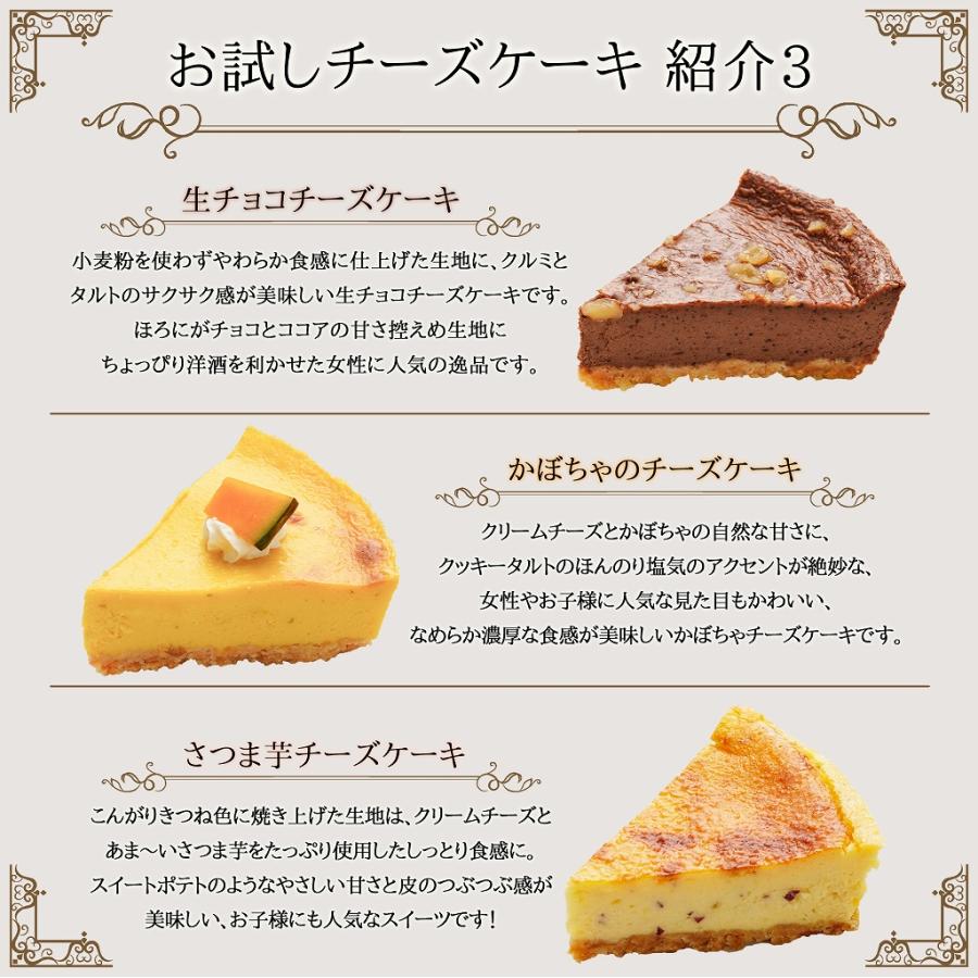 お試し チーズケーキ 4