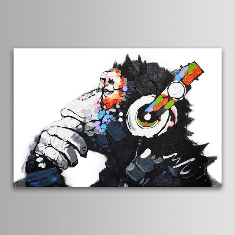 チンパンジー 壁掛け絵画 1