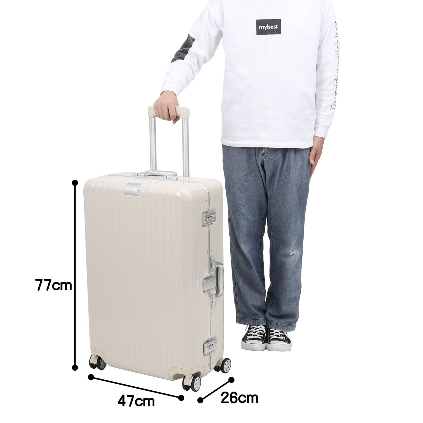 クギマチ Griffinland NOBLE DL-2823を検証レビュー！大型スーツケース