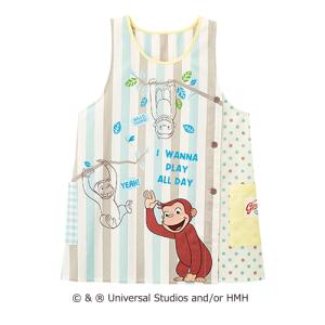 ☆専用☆きんぎょがにげた　おさるのジョージ　保育士エプロン すてきな先生vol.95|きんぎょがにげたコーデュロイエプロン