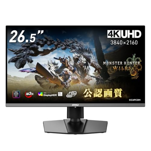 26.5インチ 4K 240Hz 0.03ms 有機EL ゲーミングモニター 1