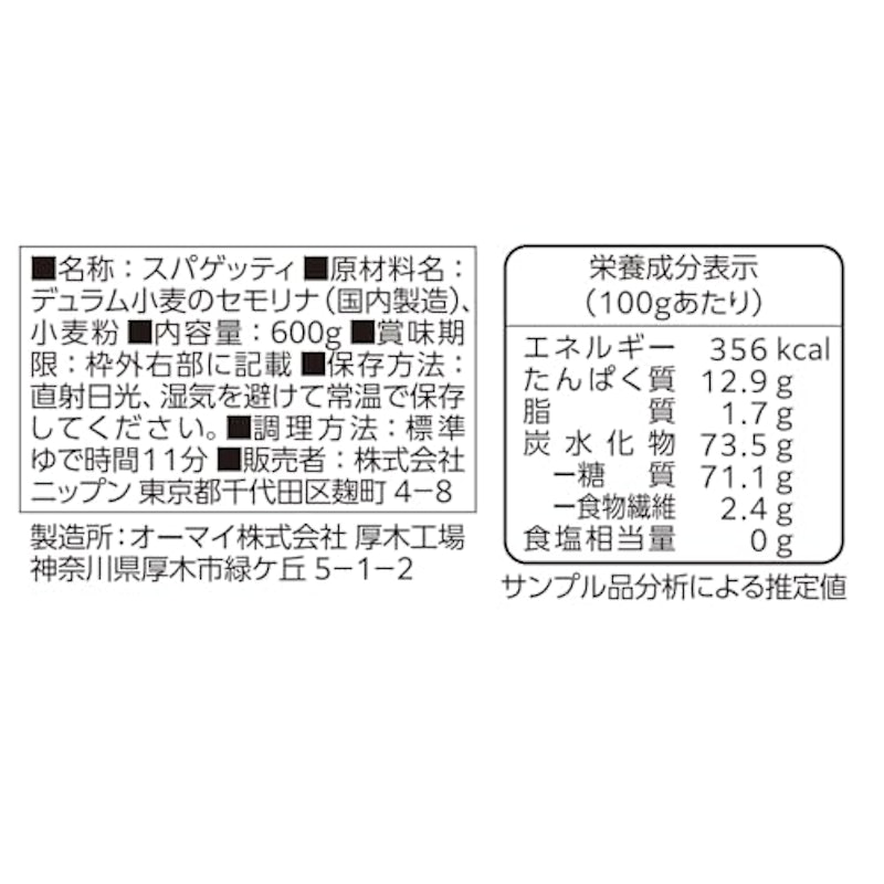 もちっとおいしいスパゲッティ 2