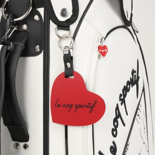 adidas キャディバッグ 黒赤 ストライプデザイン(美品) レディース