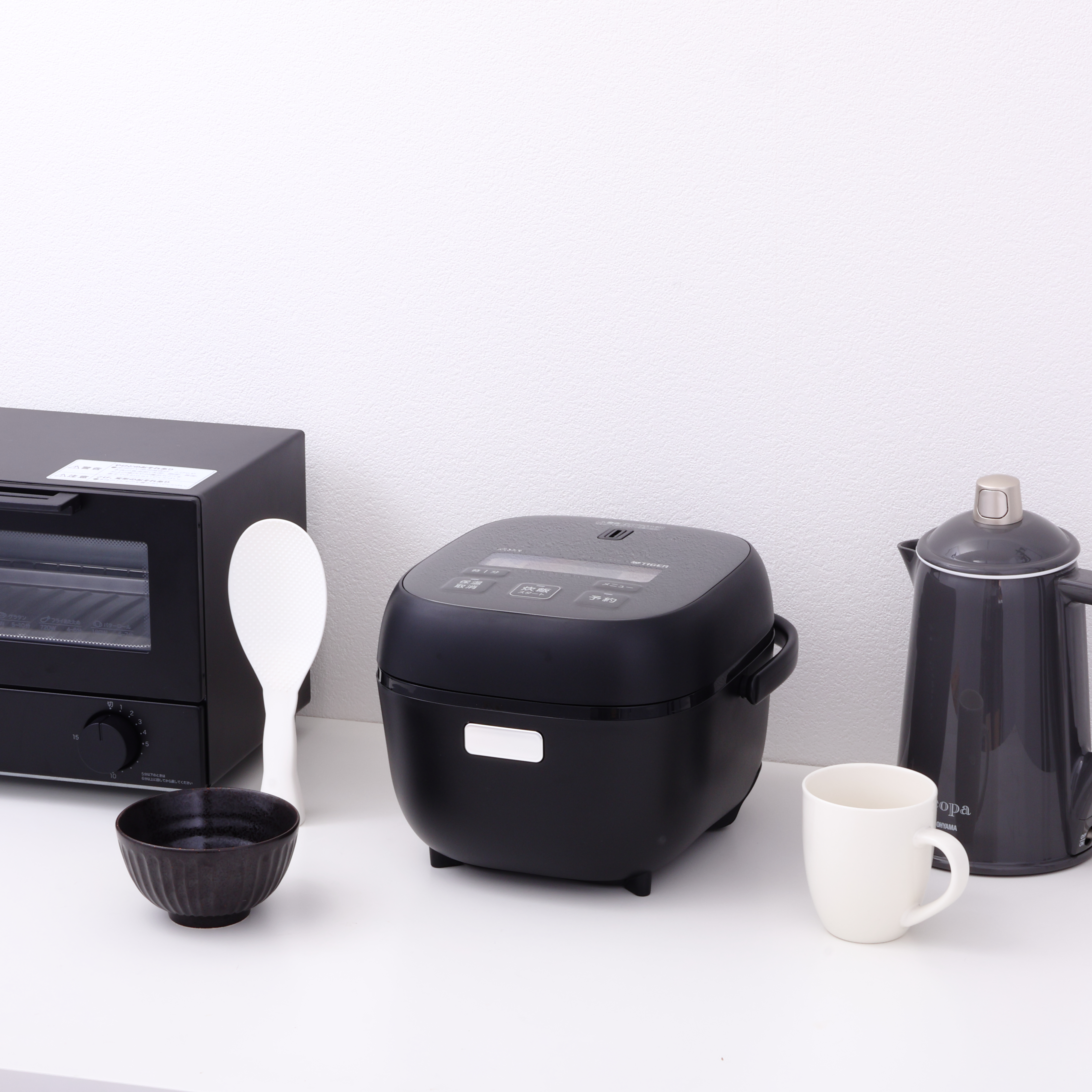 TIGER マイコン炊飯器 JBS-B型 ブラック マイコンジャー炊飯器〈炊きたて〉JBS-B055 - タイガー魔法瓶