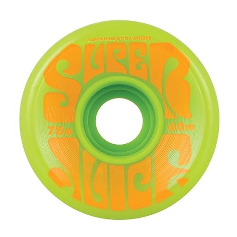 60mm SUPER JUICE GREEN 78A SKATEBOARD WHEELS 1