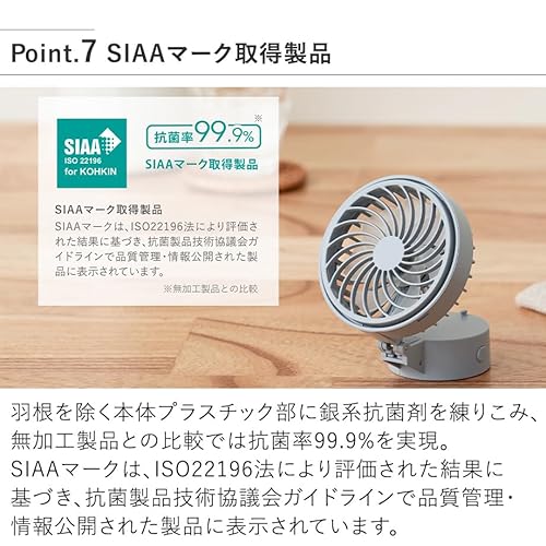 ハンズフリー5WAYミニファン 8