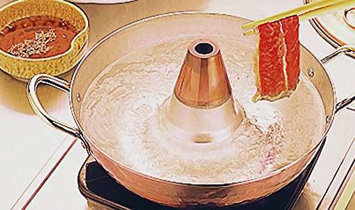 NS 18-8 しゃぶしゃぶ鍋 24cm 電磁用 野崎製作所 5272100 (61-6781-02) （有）野崎製作所ＮＳ 18-8 しゃぶしゃぶ鍋ガス用