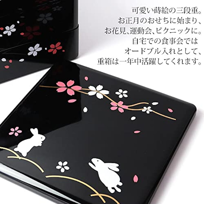 紀州漆器 重箱 3