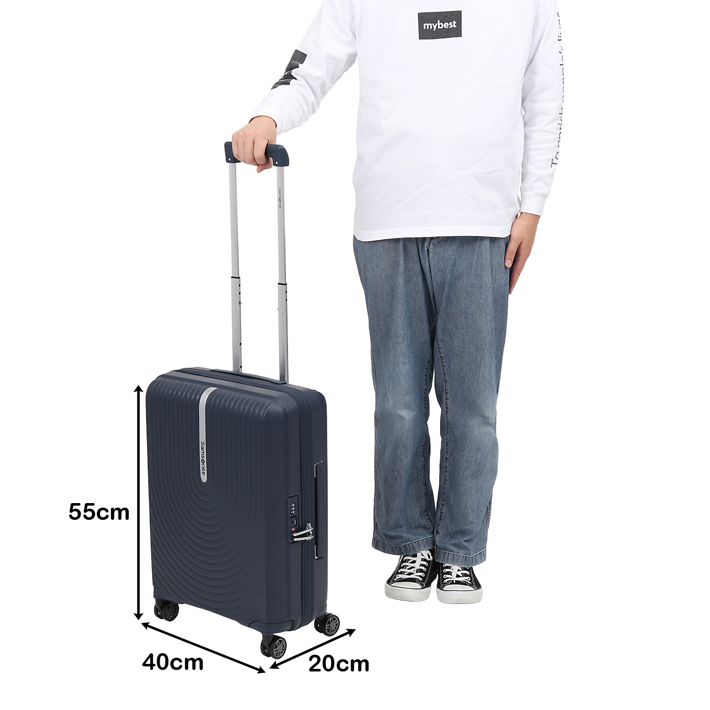 Samsonite ハイファイ KD8*09001を検証レビュー！機内持ち込み