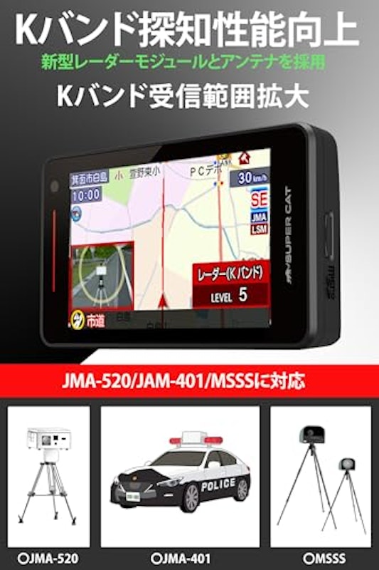 レーザー&レーダー探知機 4