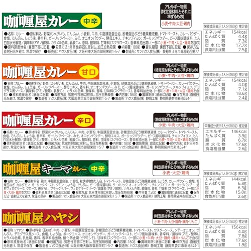 5種 10食セット（甘口/中辛/辛口/大辛/ハヤシ） 2