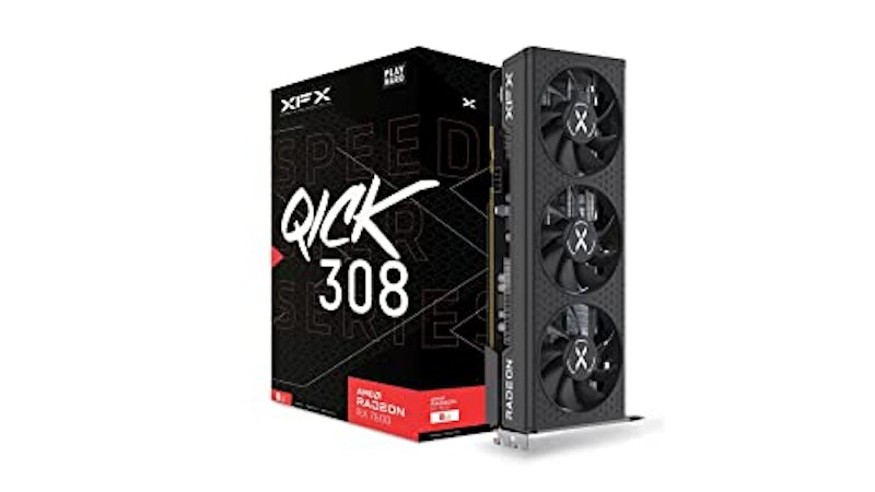 SPEEDSTER QICK 308 AMD Radeon RX 7600 ブラックエディション 1