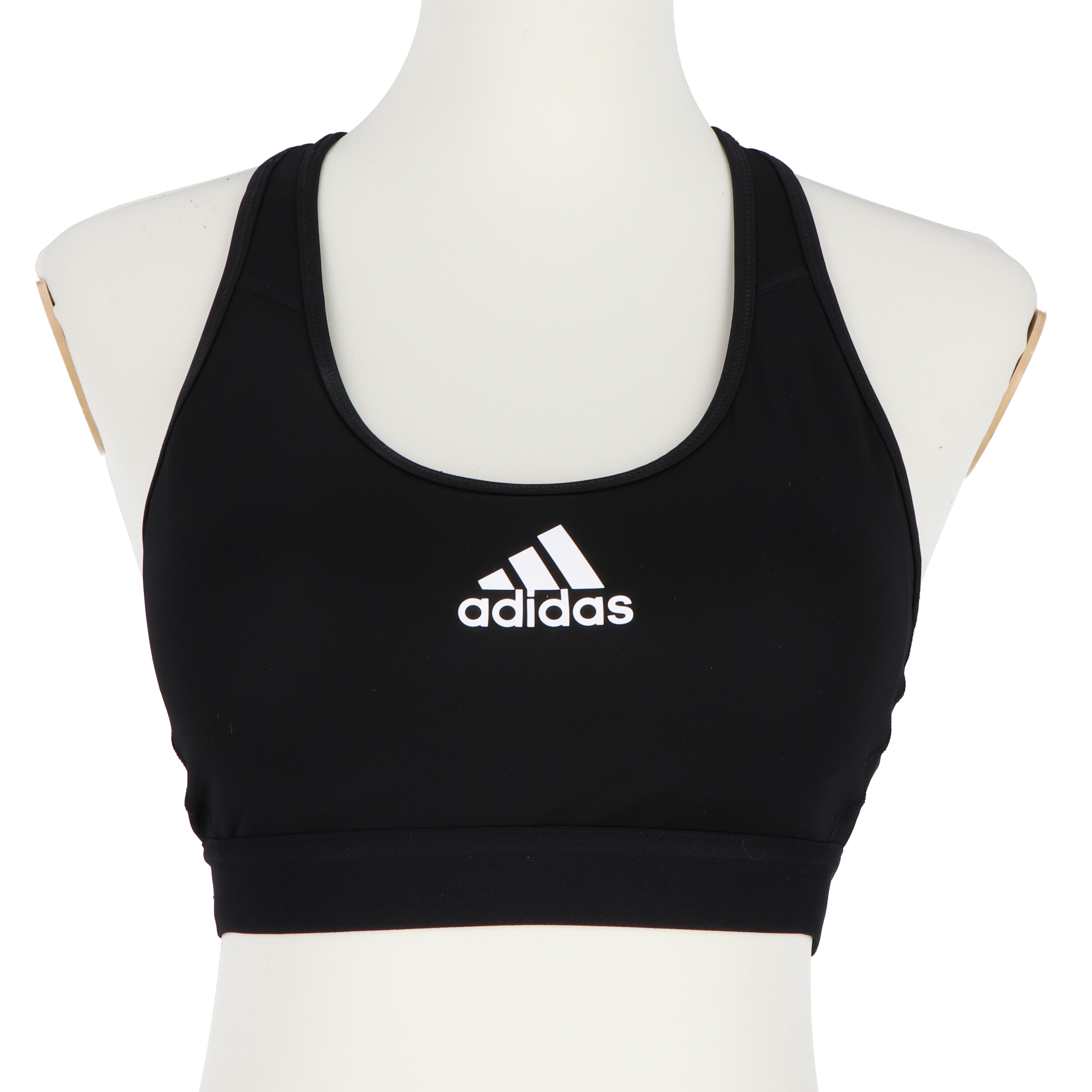 【新品】adidas ドントレスト アルファスキン パッド入りブラ　ピンクL adidas（アディダス）の「ドントレスト アルファスキン パッド