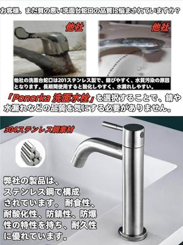 洗面台用 シングルレバー 2