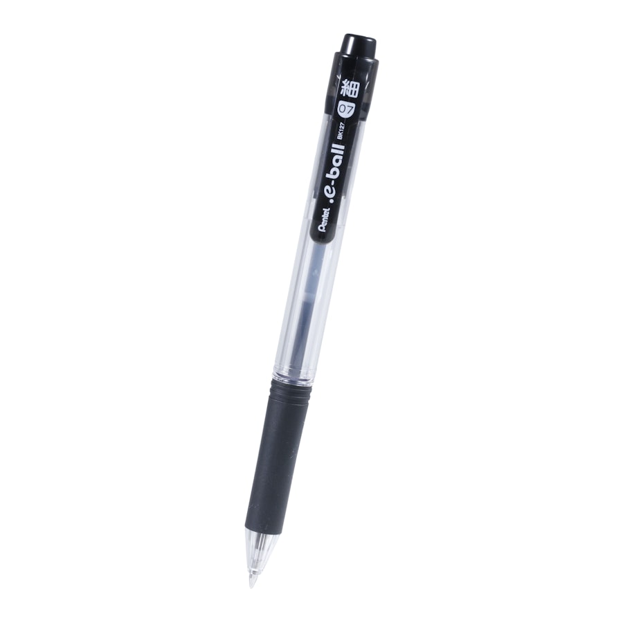 まとめ） ぺんてる 油性ボールペン替芯 0.5mm 極細 黒 BKL5-A 1セット