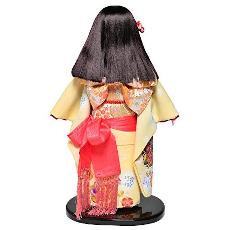 13号市松金彩桜柄衣裳:敏光作:ケース入り 4