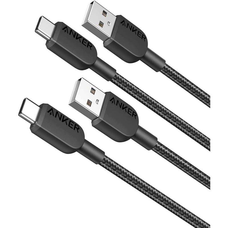 310 高耐久ナイロン USB-C & USB-A ケーブル 2本セット 1