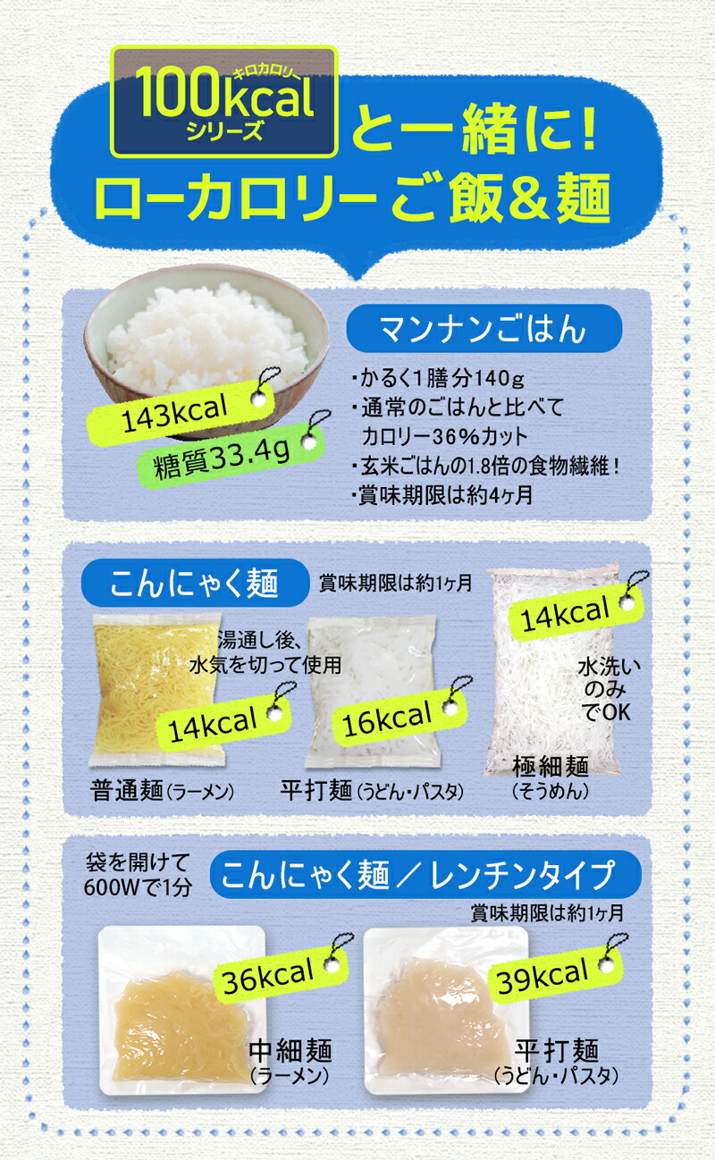 こんにゃく麺 こんにゃく米 セット 10