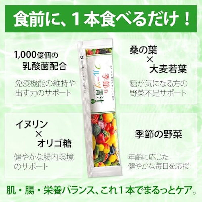季節のフルーツ青汁ジュレ 2
