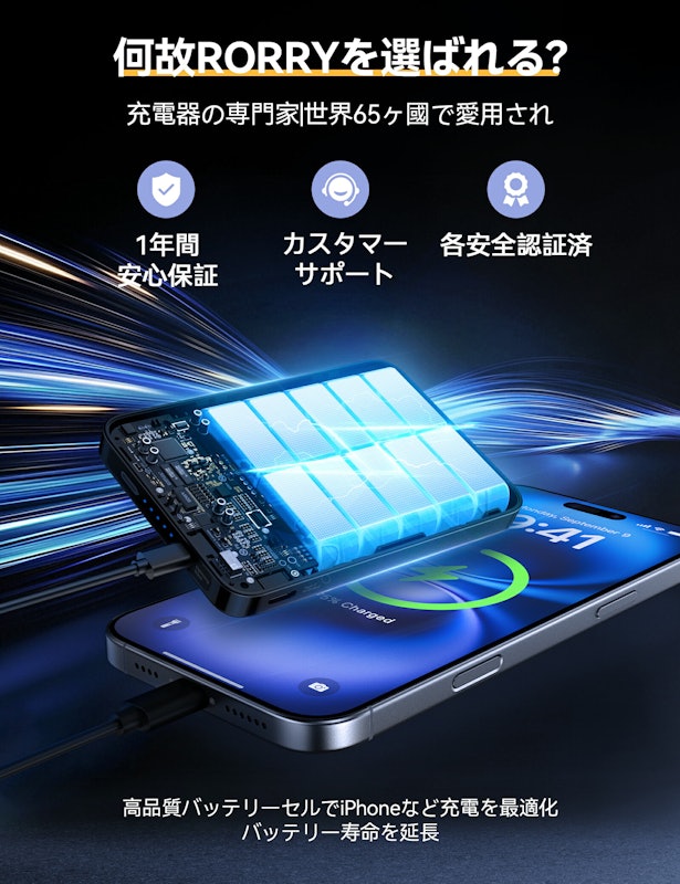 モバイルバッテリー 3
