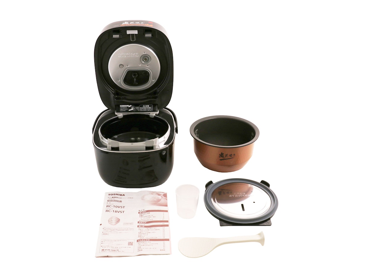 TOSHIBA RC-10VST 真空圧力IHジャー炊飯器 2022年製 東芝 真空圧力IHジャー炊飯器 炎匠炊き RC-10VSTをレビュー