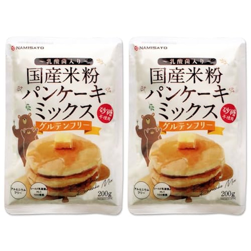 砂糖不使用 国産米粉パンケーキミックス 1