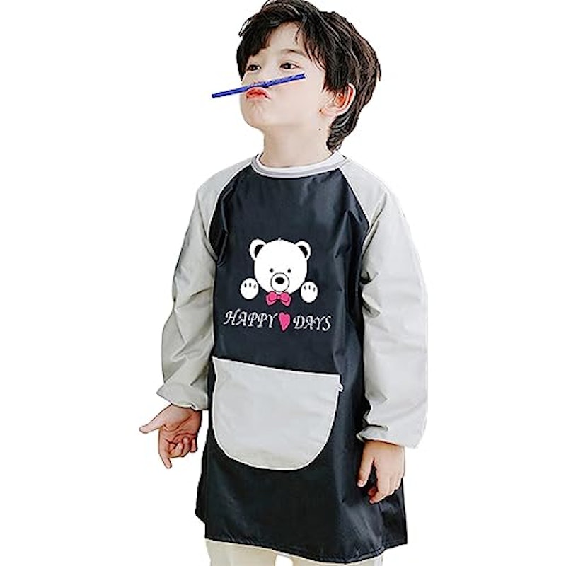 幼児用ペイントスモックエプロン 7