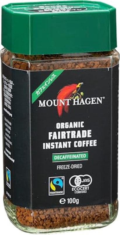 オーガニック フェアトレード カフェインレス インスタントコーヒー 1