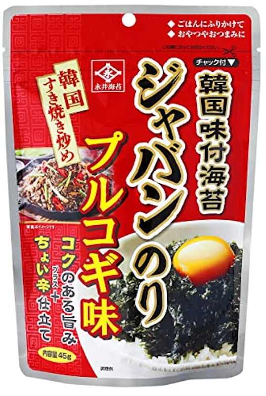 永井韓国味付ジャバンのりプルコギ味 1