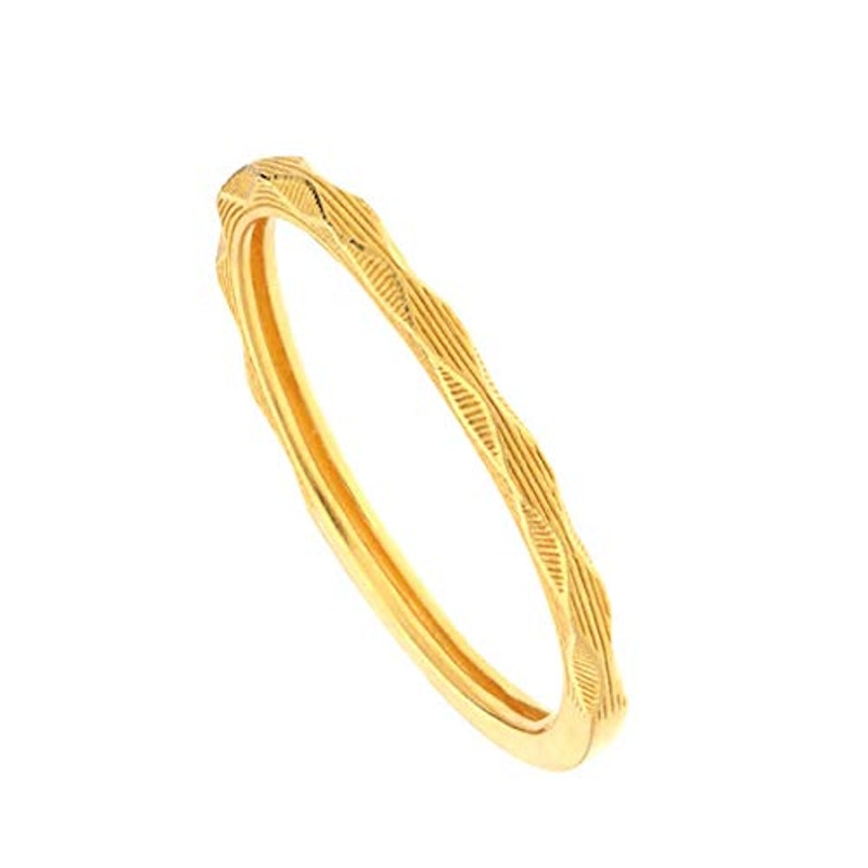 ダイヤカット 純金リング 1