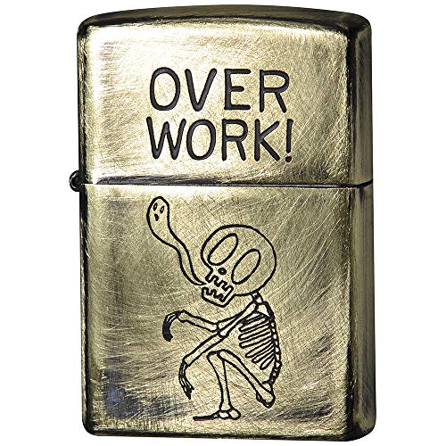 ZIPPO ５面 スカルジャケット 重厚 立体彫刻 ゴールド ジッポー ライター