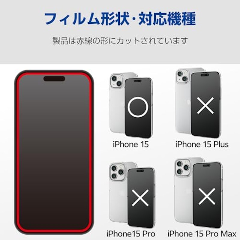 ブルーライトカット ガラスフィルム 2