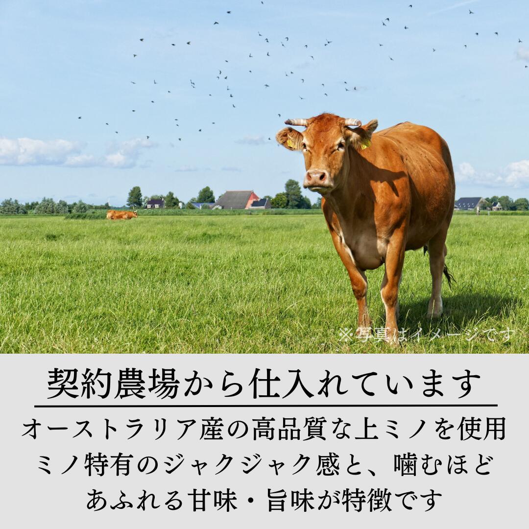  特製 タレ漬け 牛上ミノ  2