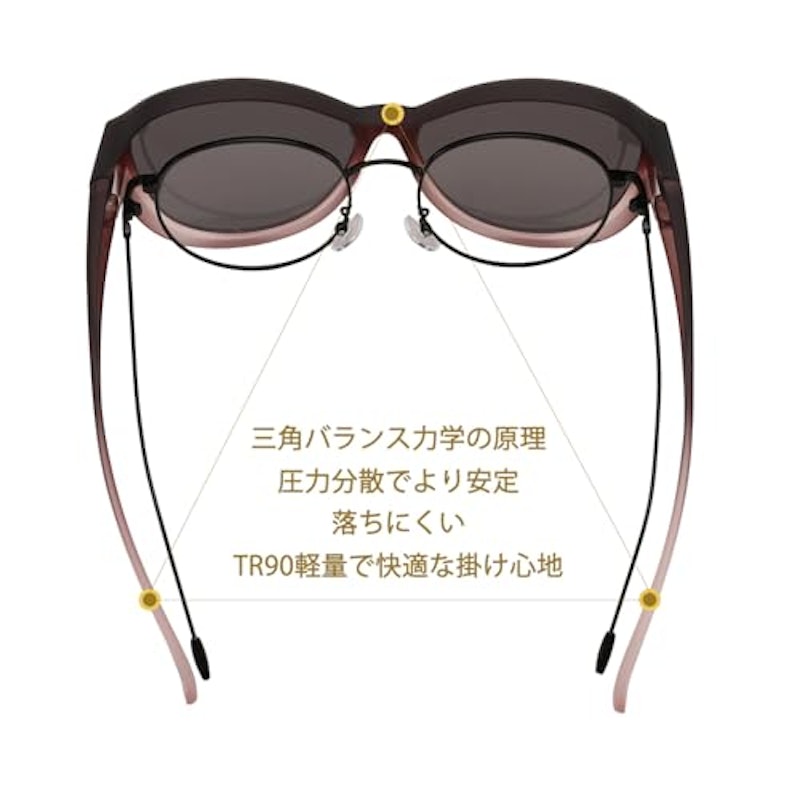 オーバーサングラス 2