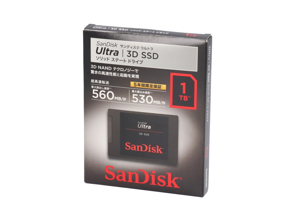 SanDisk ウルトラ 3D SDSSDH3-1T00-J25をレビュー!クチコミ SanDisk ウルトラ 3D SDSSDH3-1T00-J25をレビュー!クチコミ