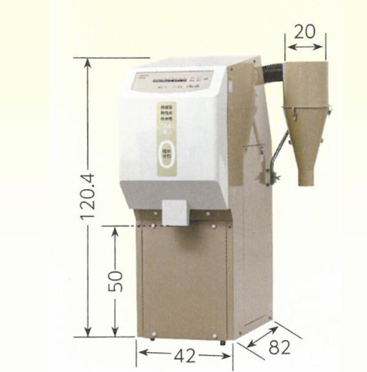 ながら 循環型精米機 玄米容量２０Kgタイプ ：N-20DX ＜宝田工業＞