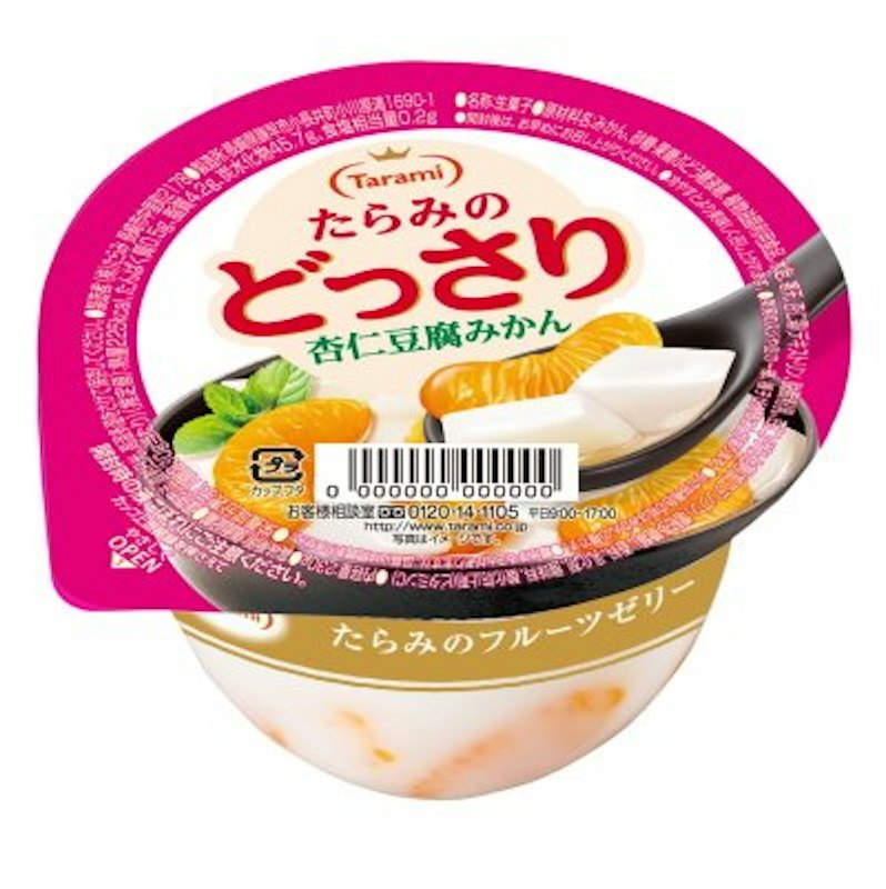 杏仁豆腐みかん 1