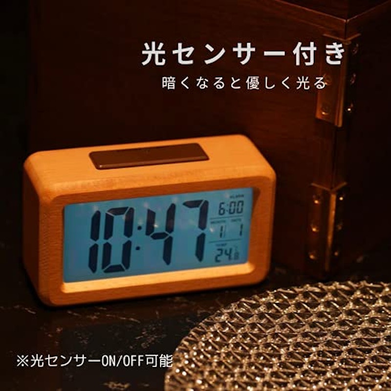 デジタルアラーム置時計 3