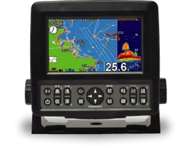 5型ワイド液晶プロッター魚探 HE-601GPII 1