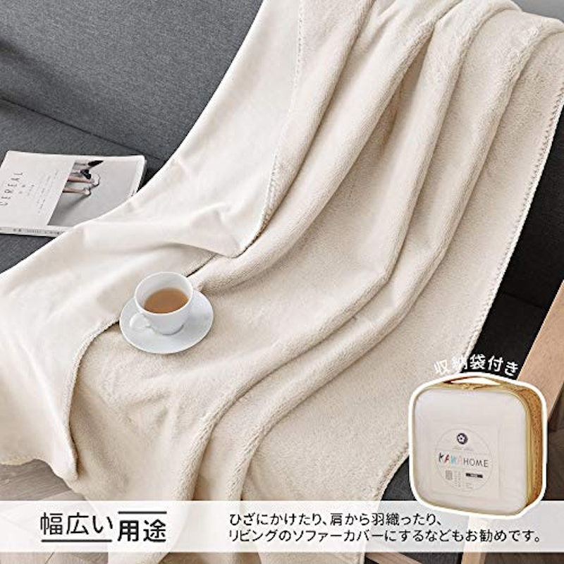 ラビットファーひざ掛け 6
