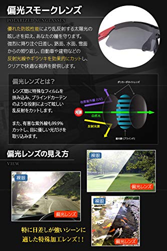 偏光レンズ スポーツサングラス 3