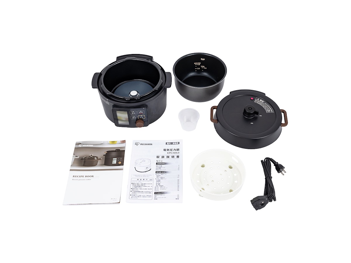 アイリスオーヤマ 電気圧力鍋 KPC-MA3-Bを検証レビュー!自動調理器 アイリスオーヤマ 電気圧力鍋 KPC-MA3-Bを検証レビュー!自動調理器
