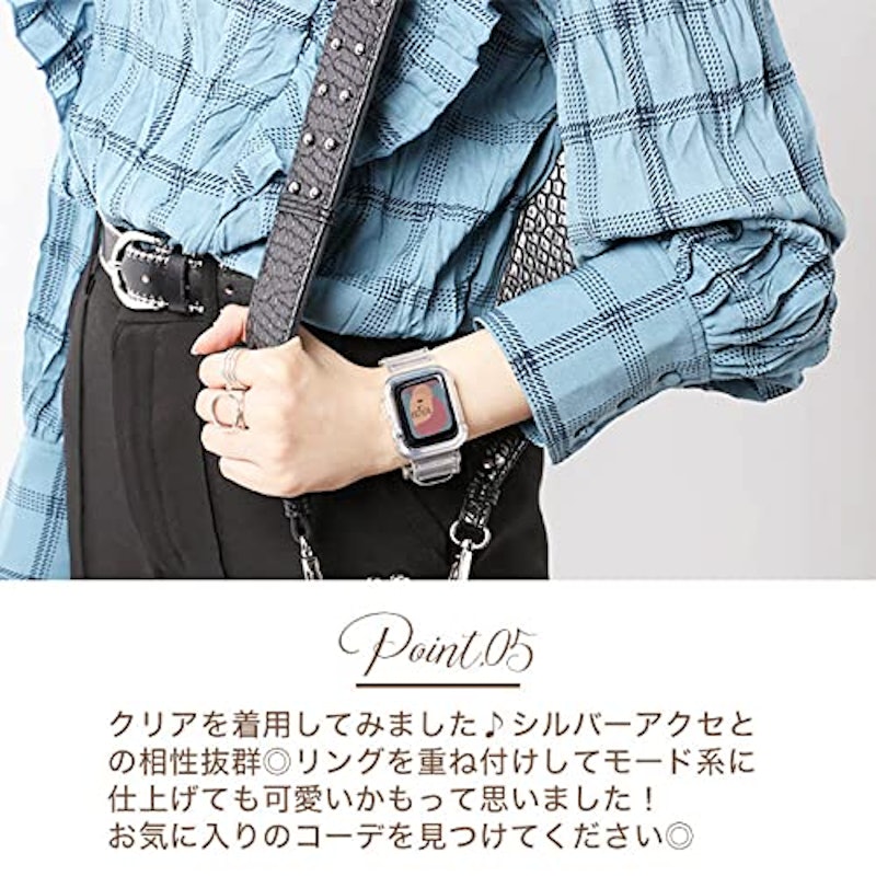 Apple Watch クリアベルト 6