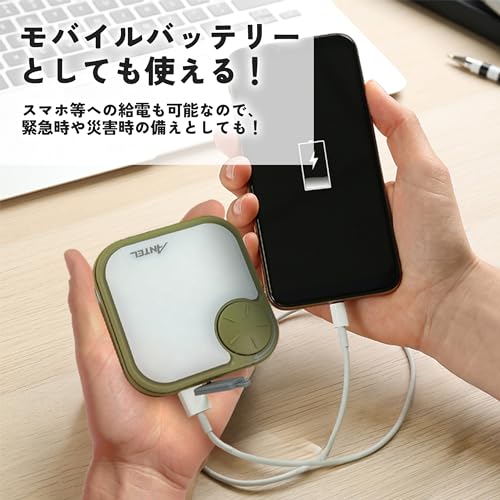 モバイルバッテリー機能付きライト 2