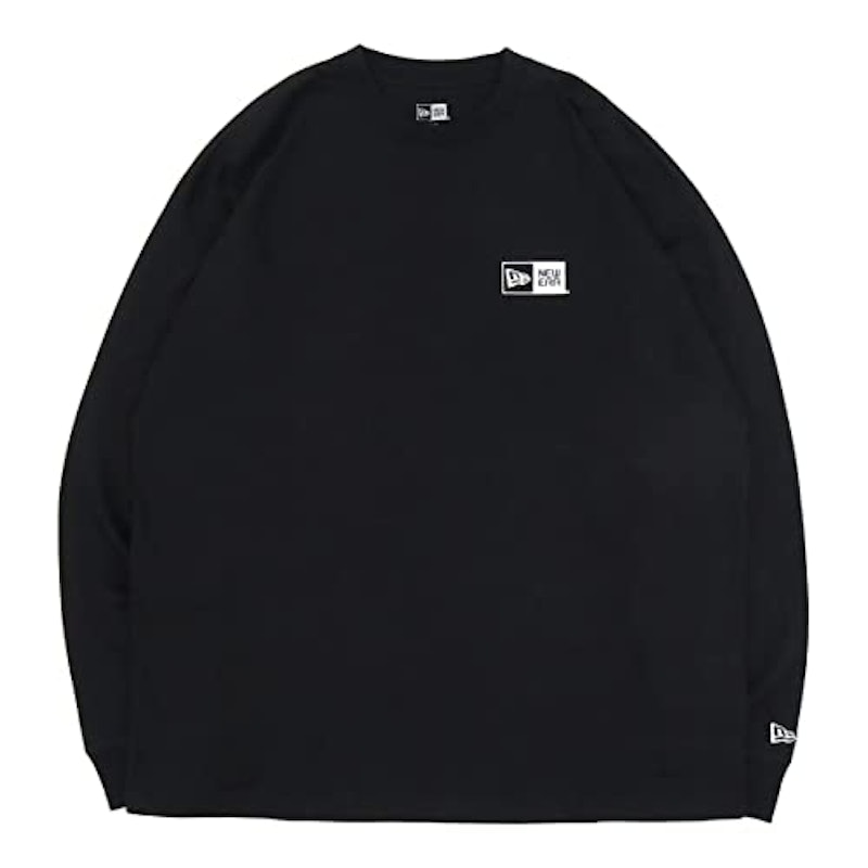 L/S Oversized Cotton Tee Box Logo 1