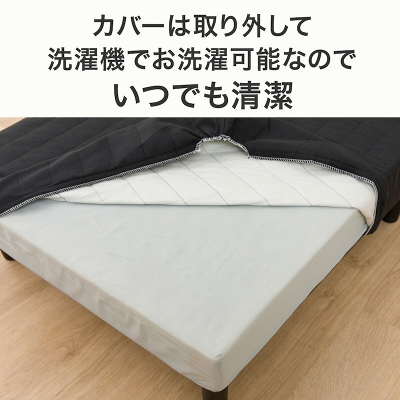 脚付きポケットコイルマットレスフィル 4