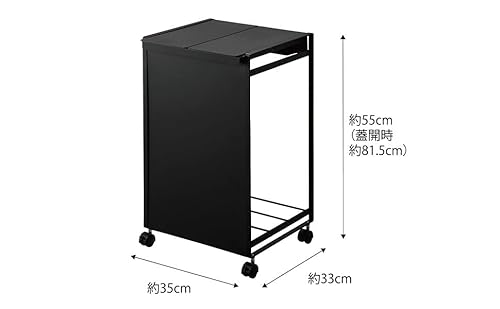 蓋付き目隠し分別ダストワゴン 7