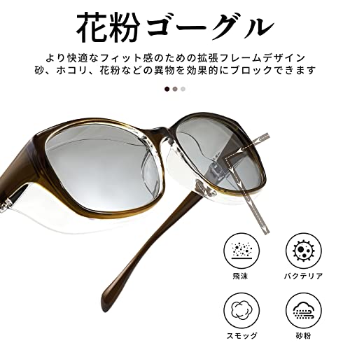 偏光変色防曇ゴーグル 3