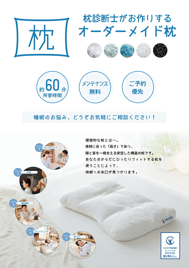 オーダーメイド枕 レギュラー お仕立て券 3