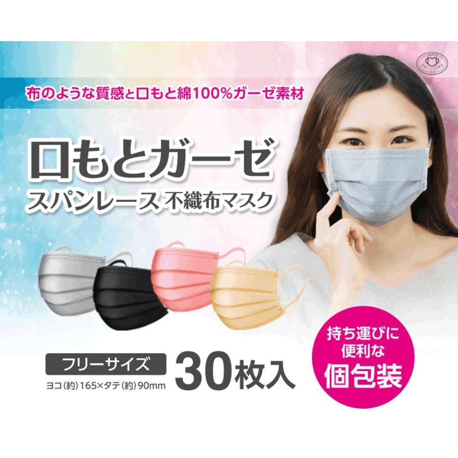 口もとガーゼ スパンレース 不織布マスク 2